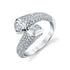Diamond Pave Bypass Pinky Ring