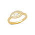 Diamond Evil Eye Ring