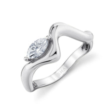 Diamond Marquise Wave Ring