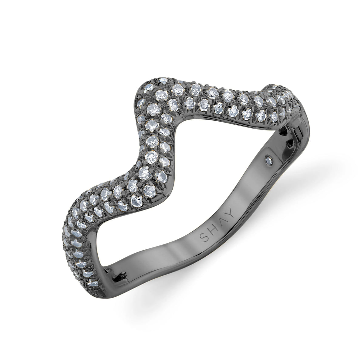 Diamond Wave Ring