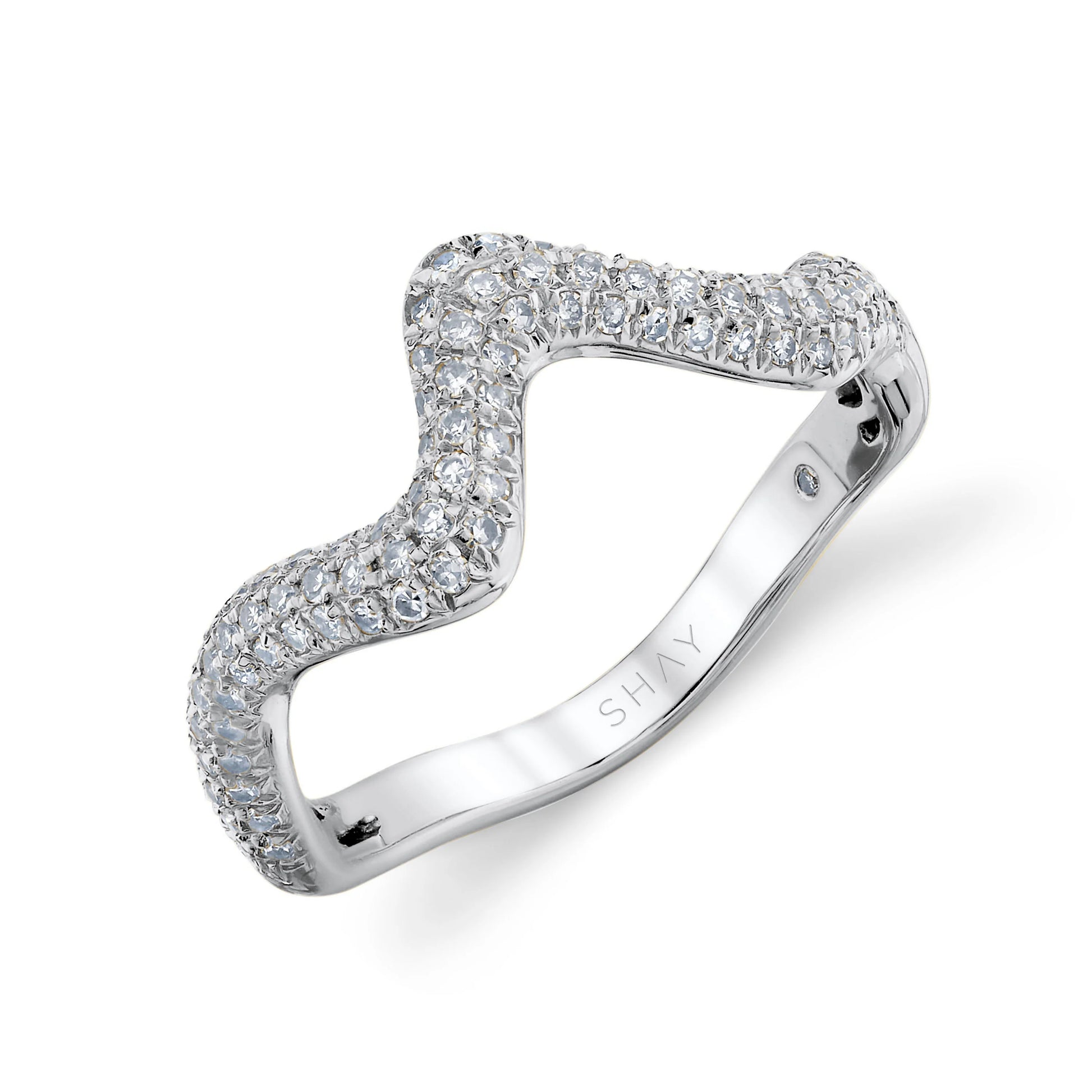 Diamond Wave Ring