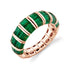 Flexible Emerald Baguette Ring
