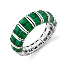 Flexible Emerald Baguette Ring