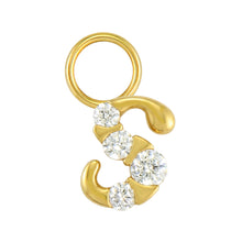 Mini Diamond Initial Charm