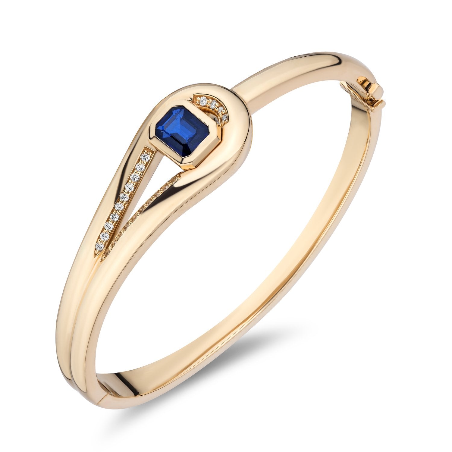 Sapphire Slingshot Lasso Bangle