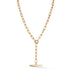 Saxon Gold & Diamond Chain Link Necklace with Toggle Closure