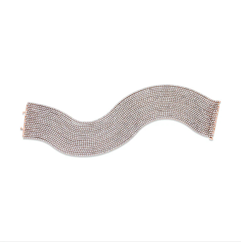 Twenty Diamond Thread Stacks Bracelet