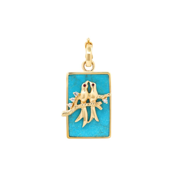 Small Lovebirds Pendant