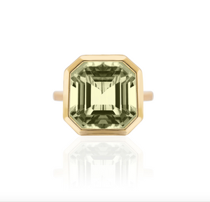 Gossip Gemstone Octagon Statement Ring