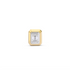 Bezel Set Diamond Stud Earring