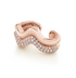 Diamond Wave Ear Cuff