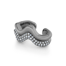 Diamond Wave Ear Cuff