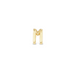 Single Letter Gold Stud Earring