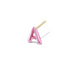 Single Letter Helium Stud Earring