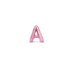 Single Letter Helium Stud Earring