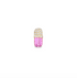 Single Diamond Pill Stud Earring