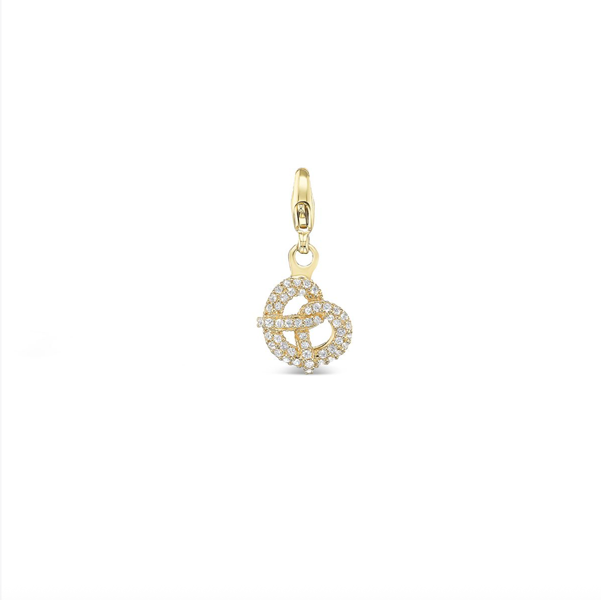 Mini Diamond Pretzel Charm