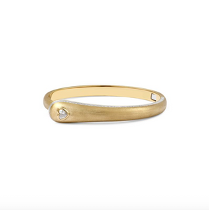 Prestige Pave Diamond or Satin Diamond Bangle Bracelet