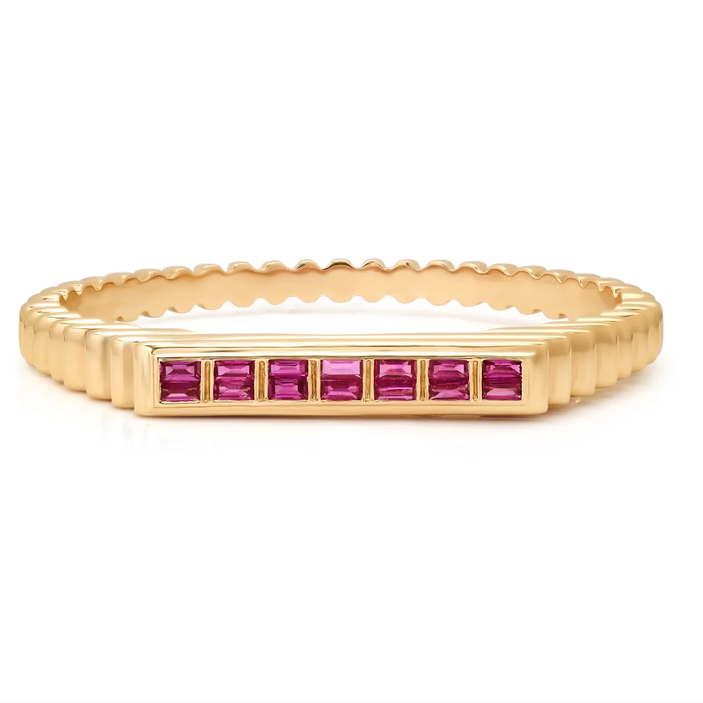 Fluted Colorblock Bangle