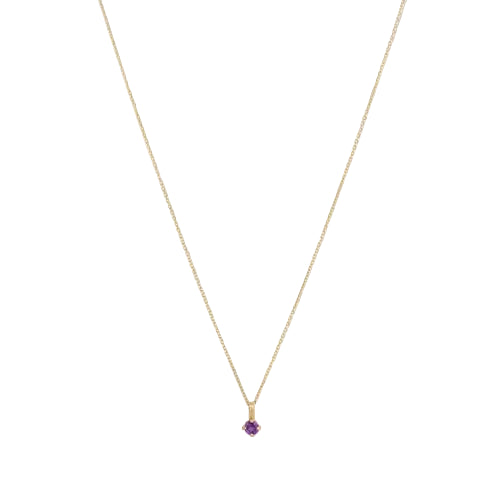 Groovy Mini Solitaire Gemstone Charm