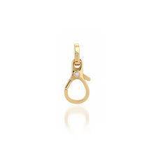 Signature Clasp with Baguette or Round Diamond Charm