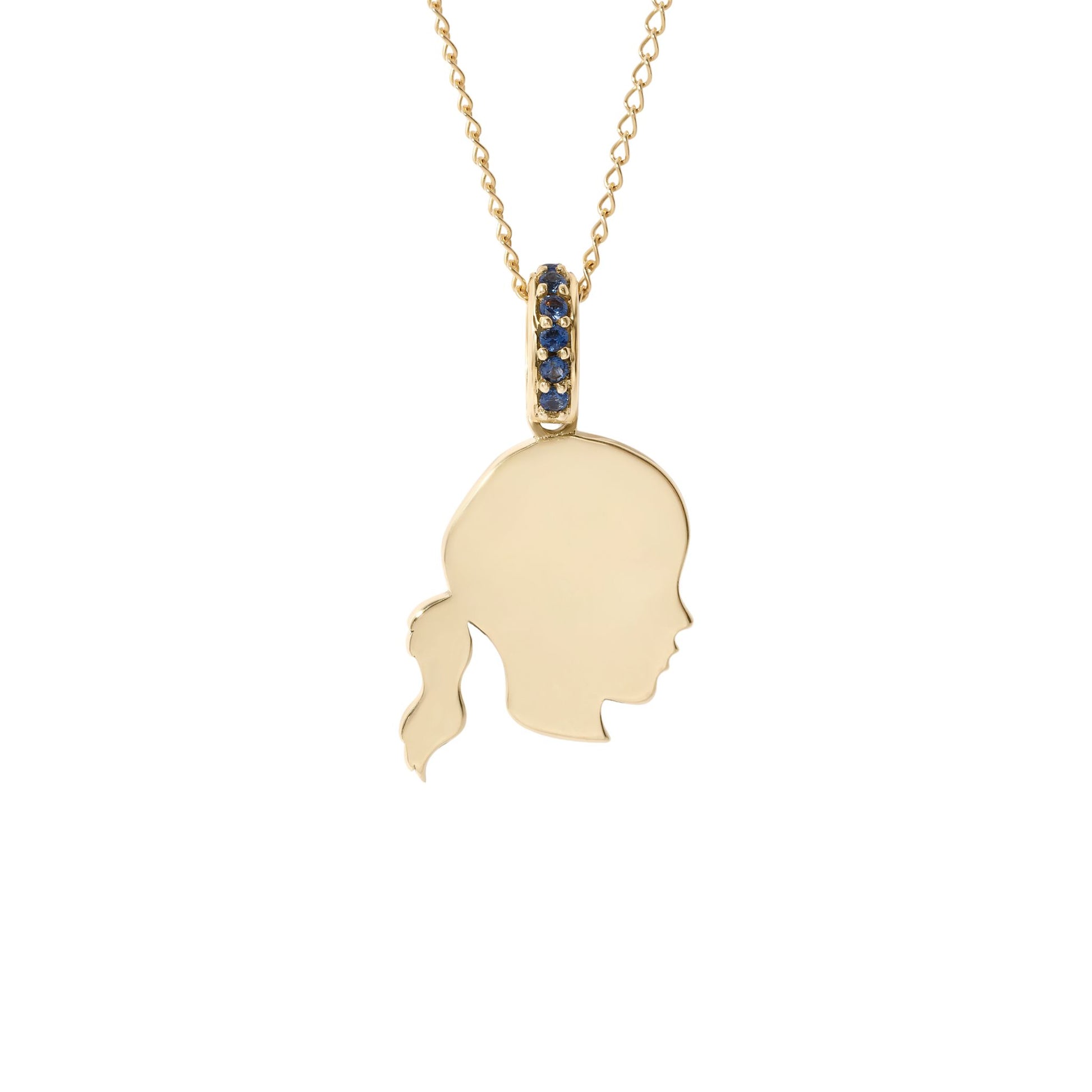 Bespoke Portrait Outline Charm