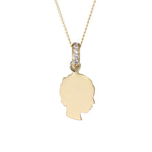 Bespoke Portrait Outline Charm