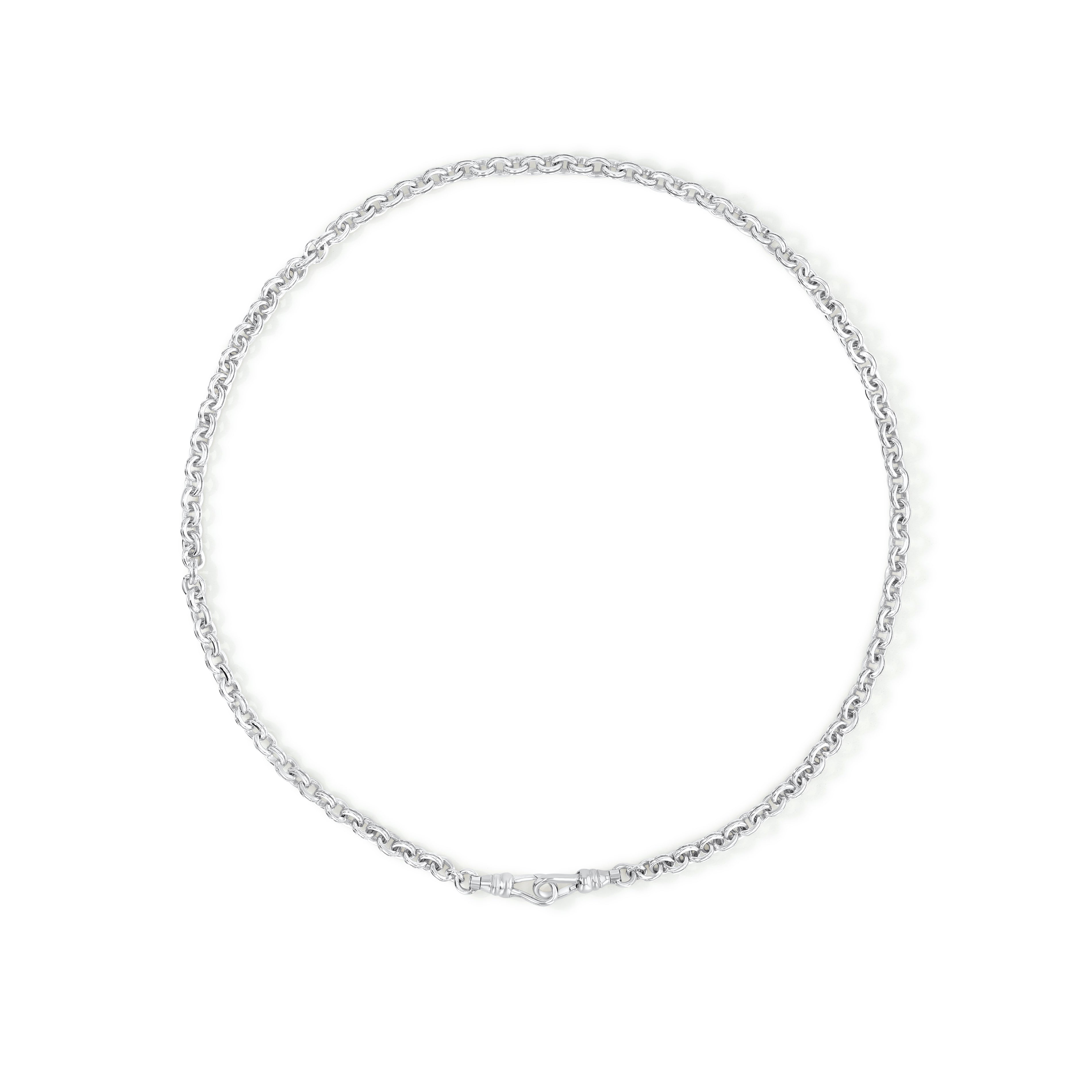 Silver Rolo Chain Necklace