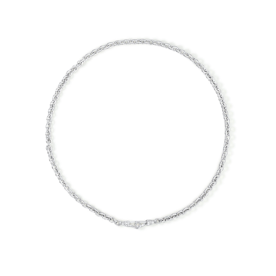 Silver Rolo Chain Necklace