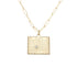 Customizable Single Date Gemstone Calendar Charm