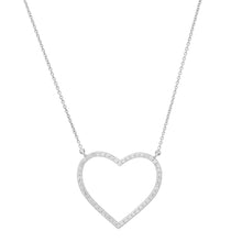 Skinny Diamonds Guard My Heart Statement Necklace