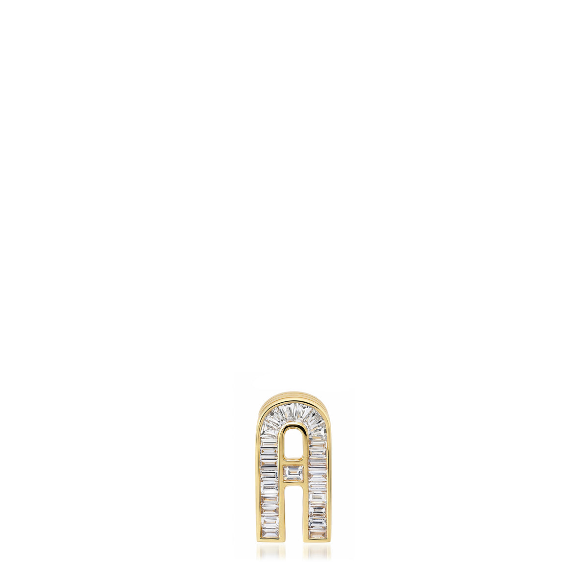 Slide On Petite Diamond Encrusted Initial Charm