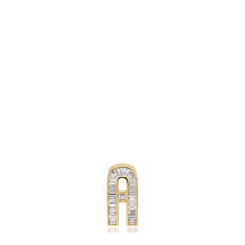 Slide On Petite Diamond Encrusted Initial Charm