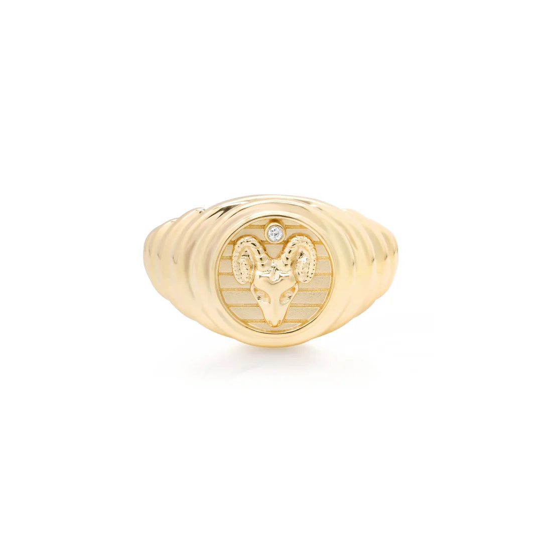 Petite Zodiac Ring