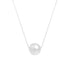 Solitaire Pearl Ball Necklace