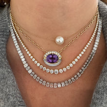 Solitaire Pearl Ball Necklace