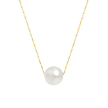 Solitaire Pearl Ball Necklace