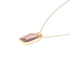 Spark Emerald Cut Gemstone Pendant Necklace
