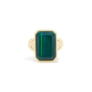 Spark Emerald Cut Cocktail Ring