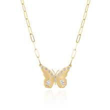 Stacey Diamond Small Butterfly Necklace