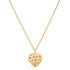 Starry Speckled Heart Necklace