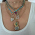 Statement Diamond Script Initial Necklace