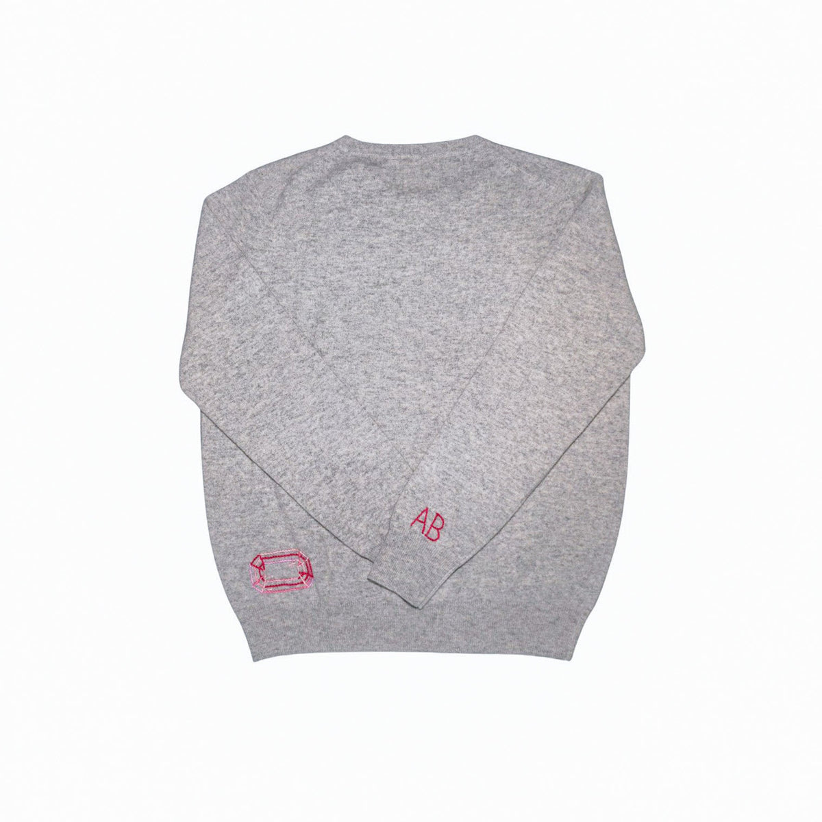MBAB X JRD Luxe Customizable Hand Embroidered The Journey is the Jewel Cashmere Sweater