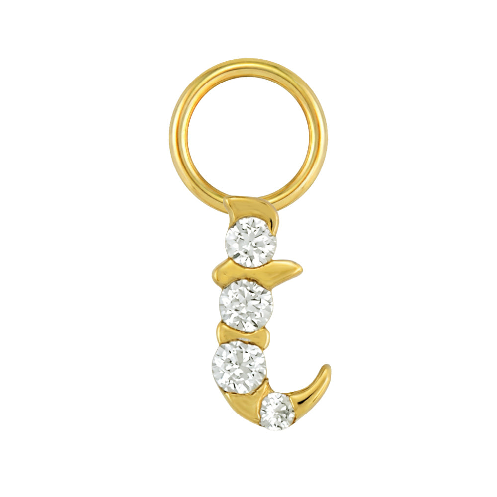 Mini Diamond Initial Charm