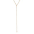 Three Prong Diamond Tennis Necklace with Detachable Lariat