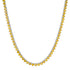 Graduated Three Prong Lab Grown Fancy Yellow Diamond Tennis Necklace