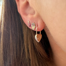 Tiny Hamsa Stud Earring