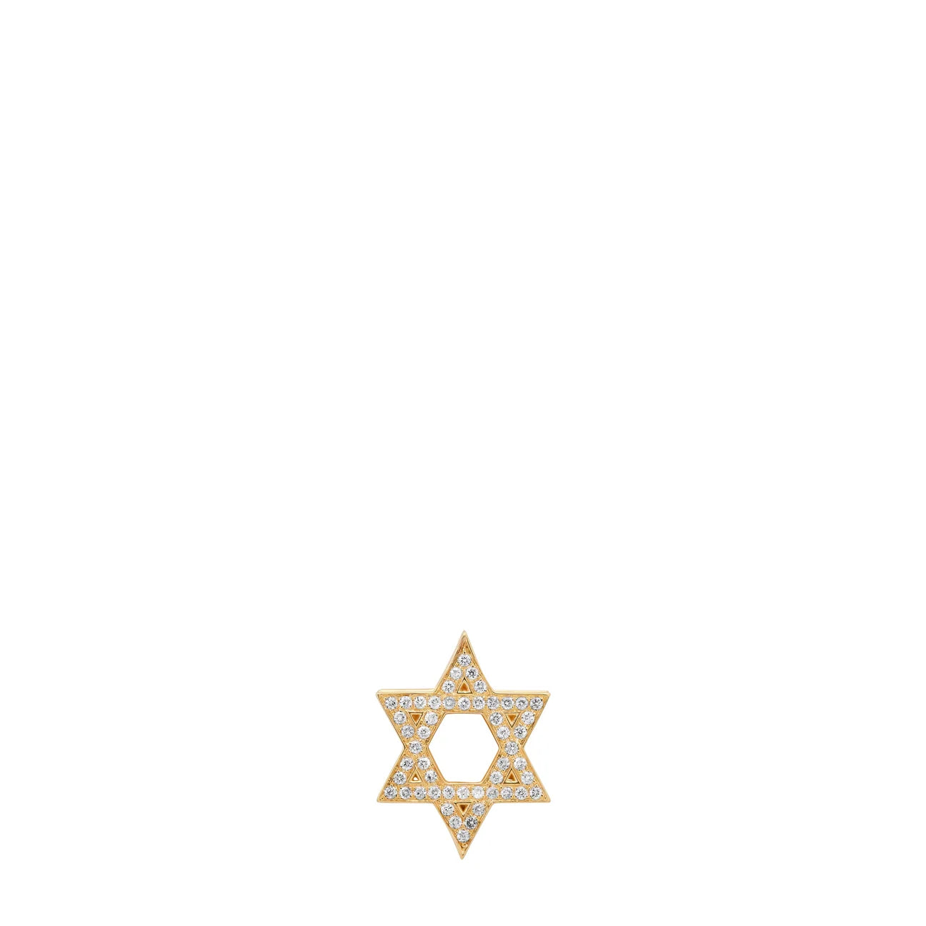 Slide-On Ribbed or Pave Star of David Charm