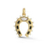 Holly Horseshoe Charm