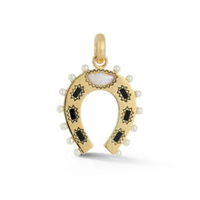 Holly Horseshoe Charm